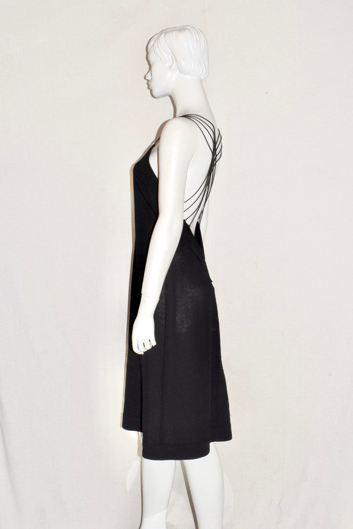 Veronique Branquinho dress with sequin chain back