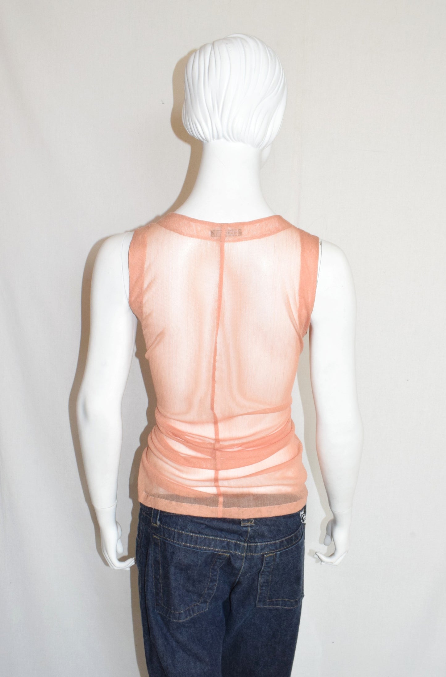 Ann Demeulemeester sheer tank top SS95