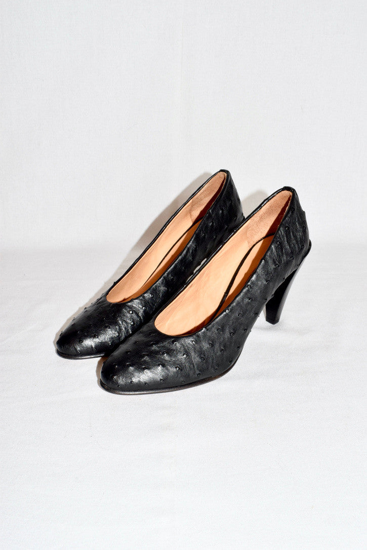 Veronique Branquinho ostrich pumps