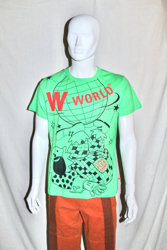 Walter Van Beirendonck W-World printed t-shirt