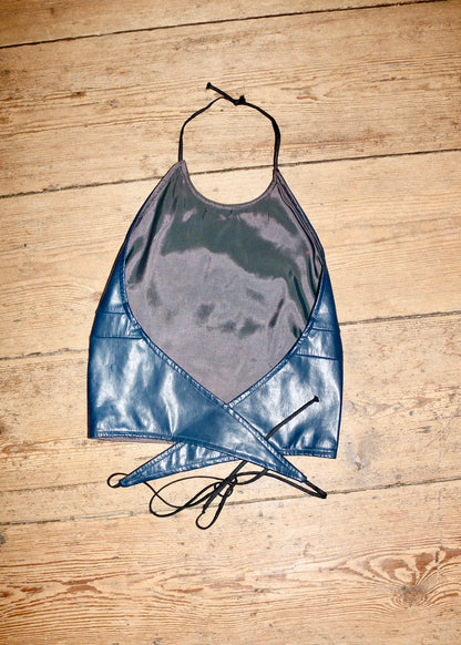 Ingrid Van De Wiele leather top