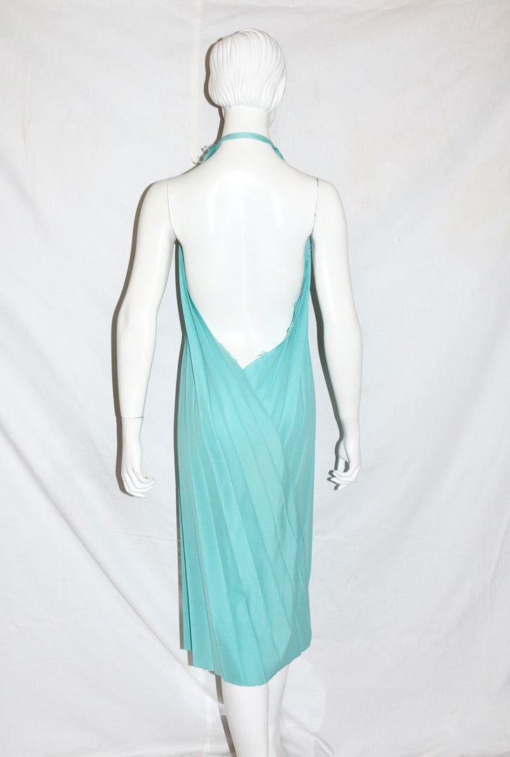 Veronique Branquinho pleated halter dress SS06