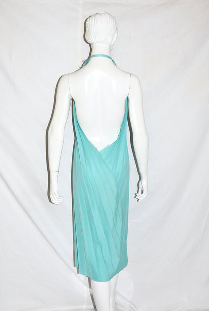 Veronique Branquinho pleated halter dress SS06