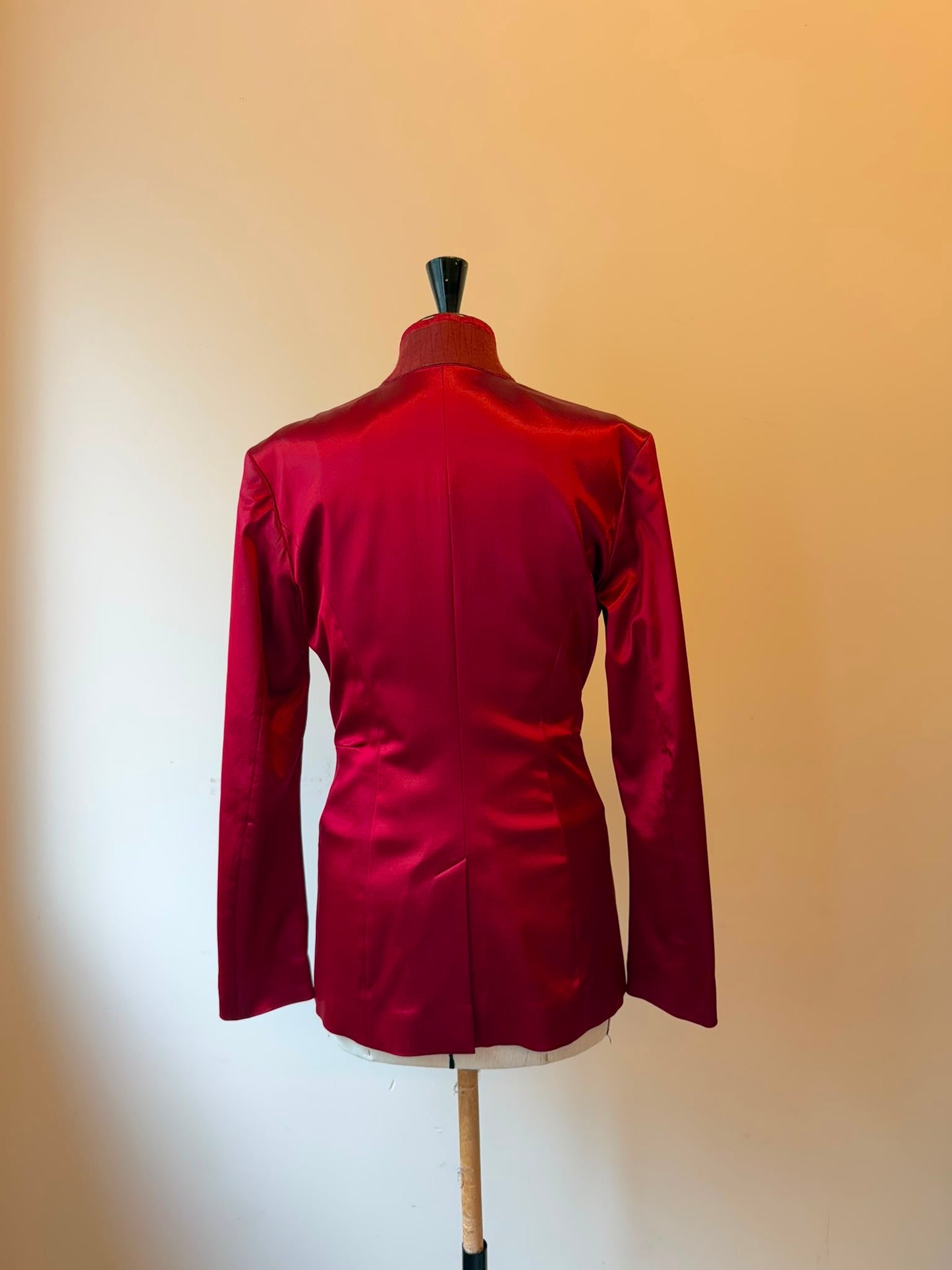 Haider Ackermann Red jacket with waistcoat