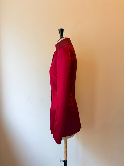 Haider Ackermann Red jacket with waistcoat