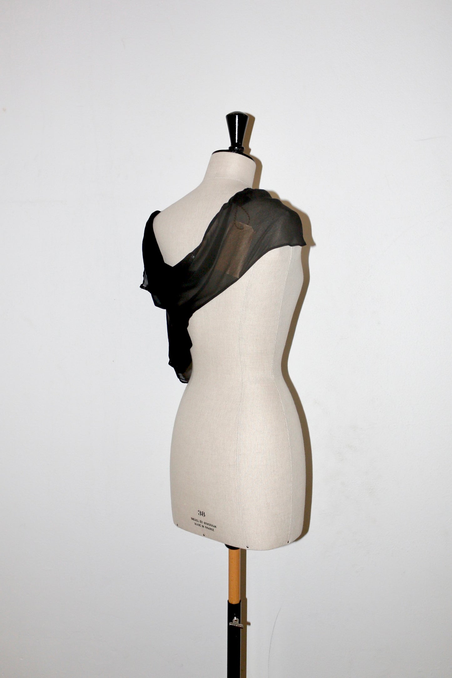 Kostas Murkidis assymetrical chiffon top