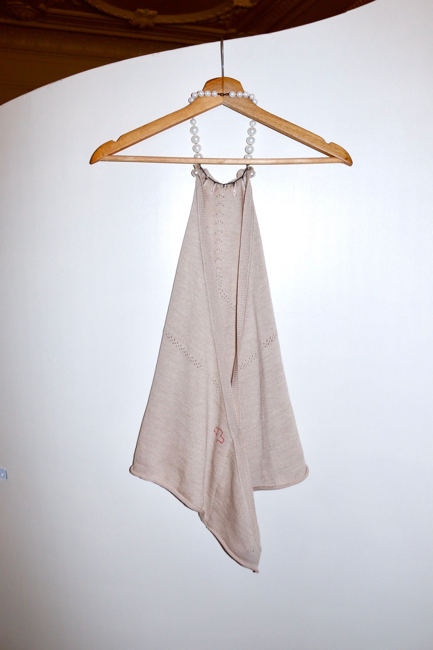 A.F. Vandevorst pearl chain halter top AW05