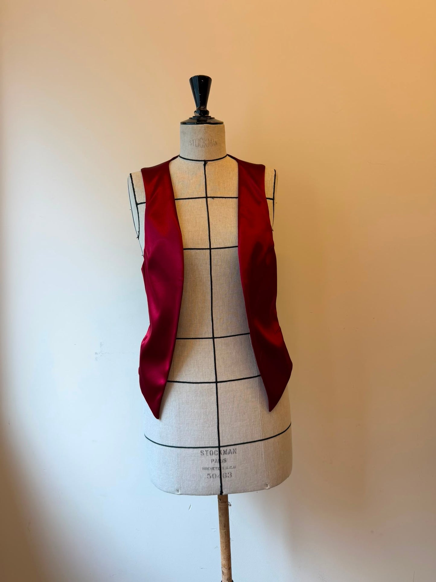 Haider Ackermann Red jacket with waistcoat