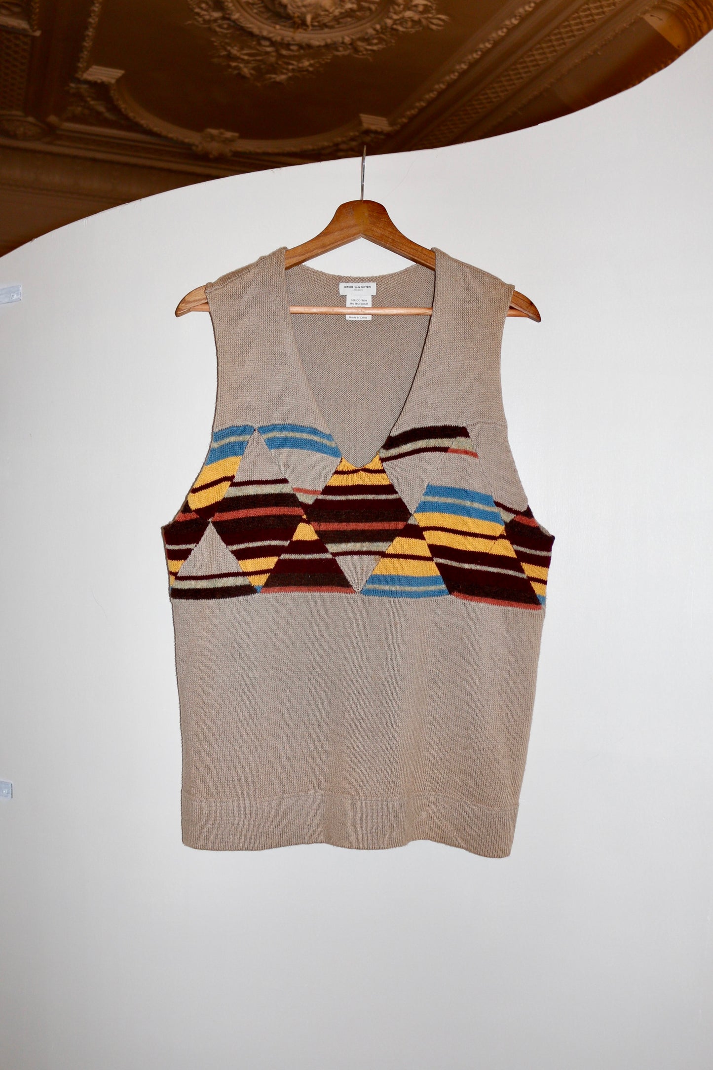 Dries Van Noten sleeveless sweater SS05