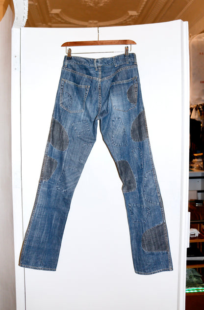 Zucca patchwork jeans
