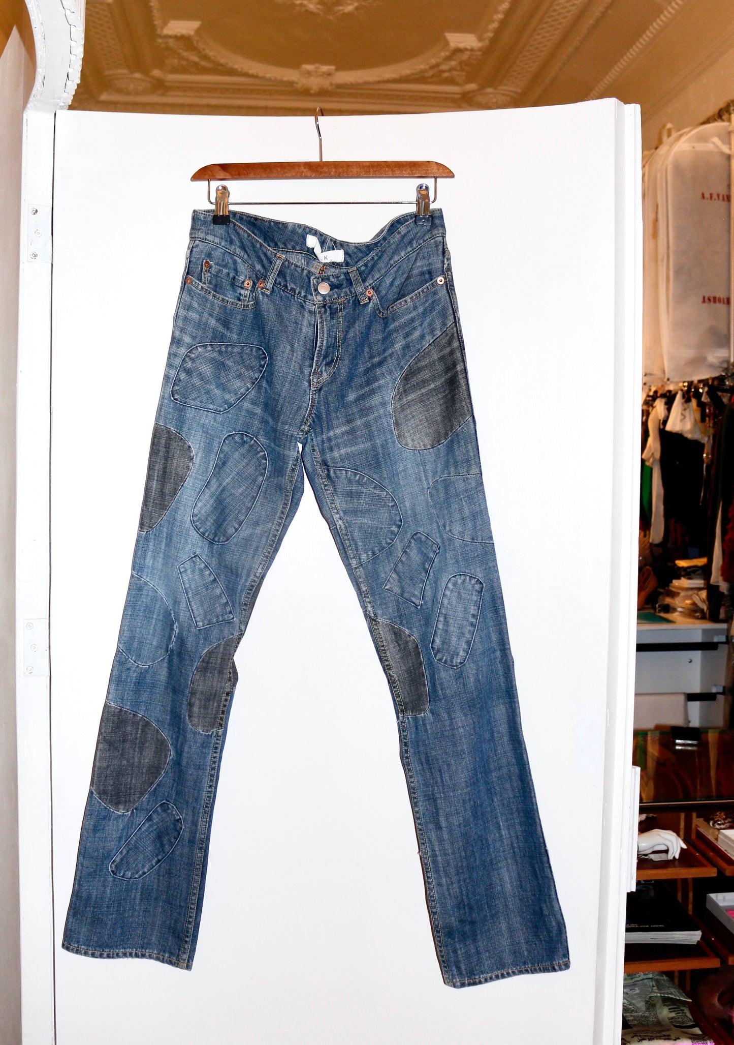 Zucca patchwork jeans