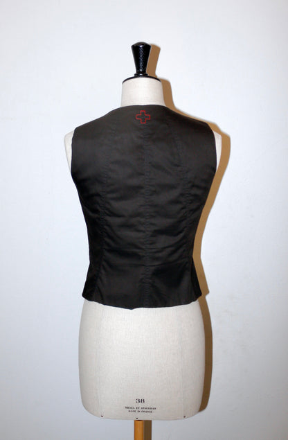 A.F. Vandevorst vest with hooks SS01