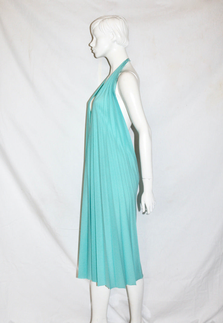 Veronique Branquinho pleated halter dress SS06