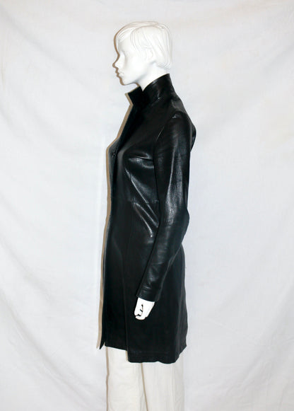 Lieve Van Gorp leather coat