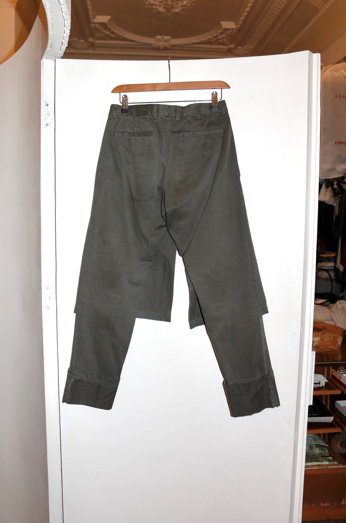 Dries Van Noten trousers with skirt overlay AW16