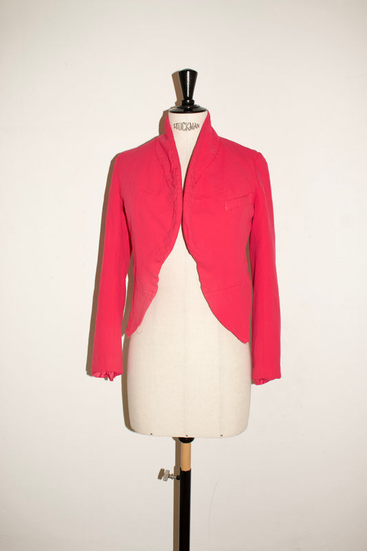 Comme Des Garçons Hot pink jacket