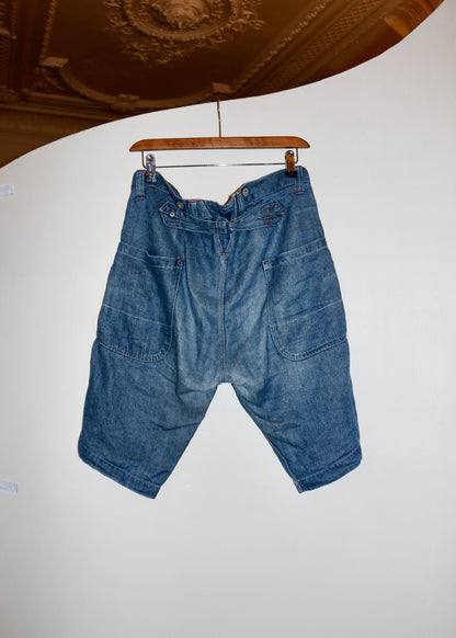 Junya Watanabe jeans shorts