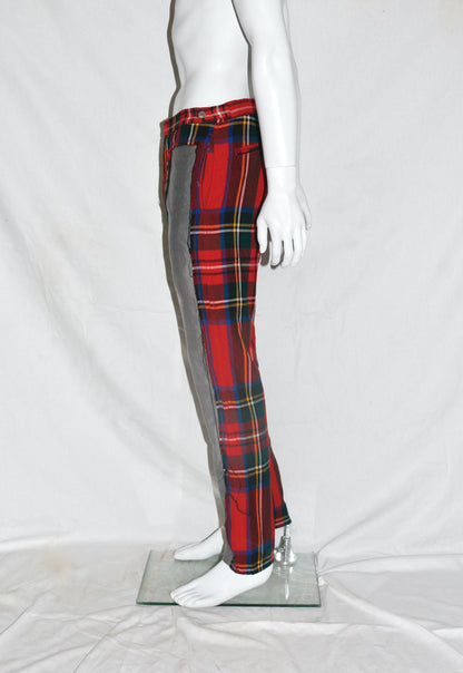 Comme des Garçons plaid trousers