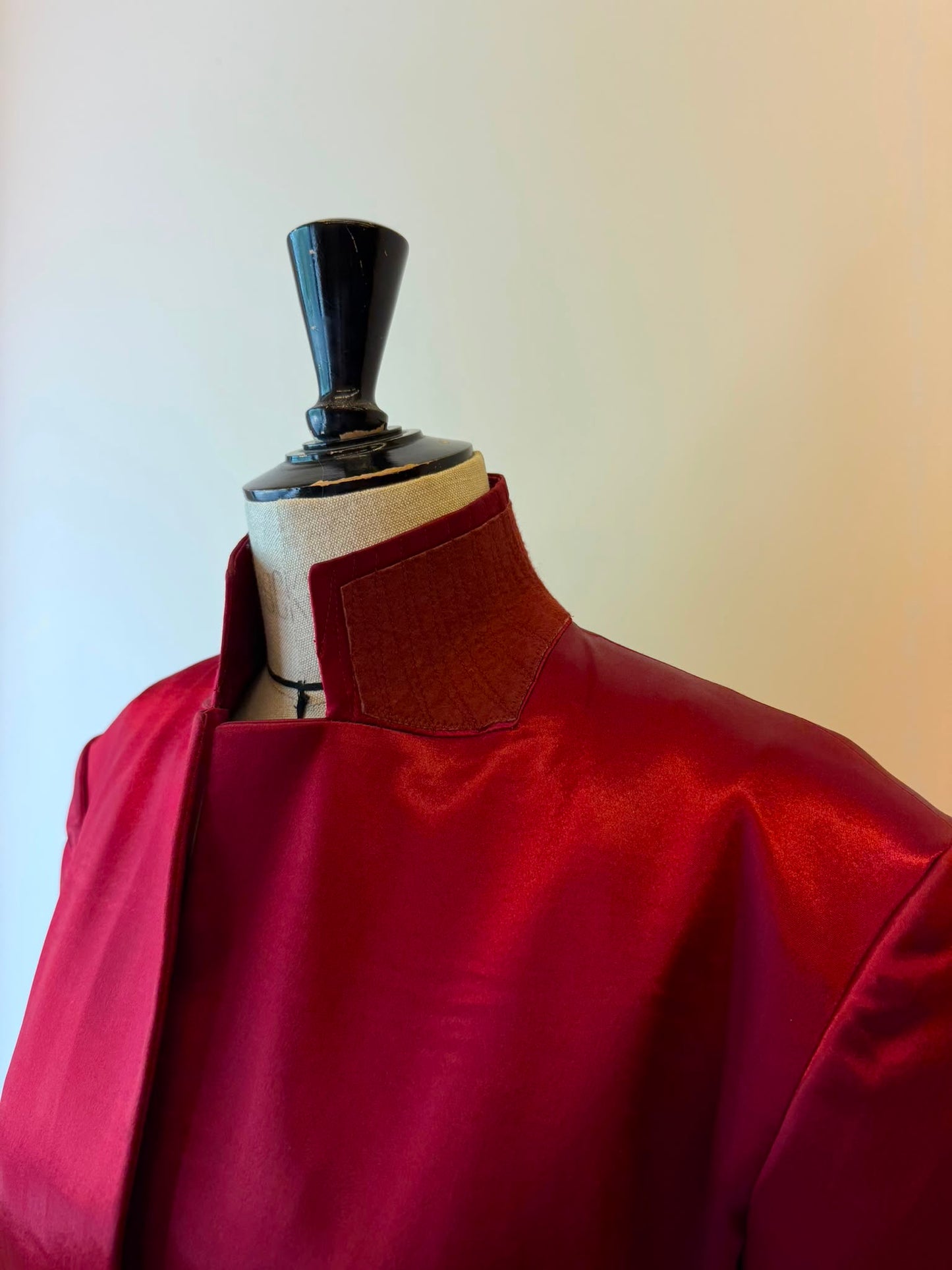Haider Ackermann Red jacket with waistcoat