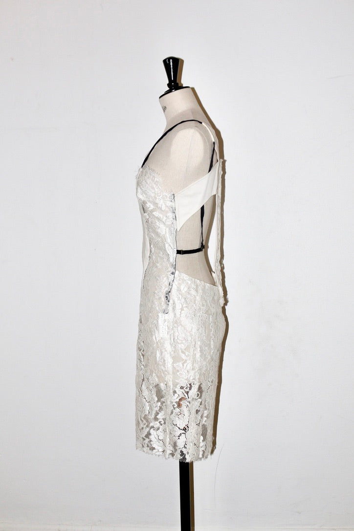 Kostas Murkidis cut out lace dress SS07