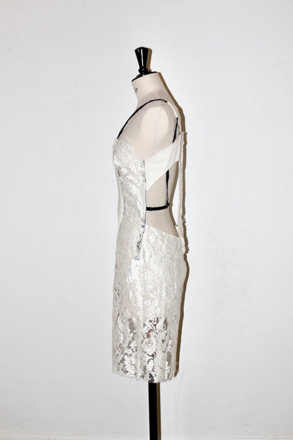 Kostas Murkidis cut out lace dress SS07