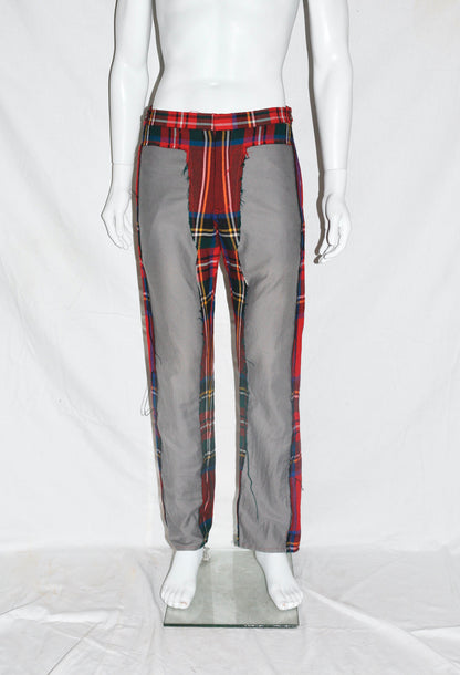 Comme des Garçons plaid trousers