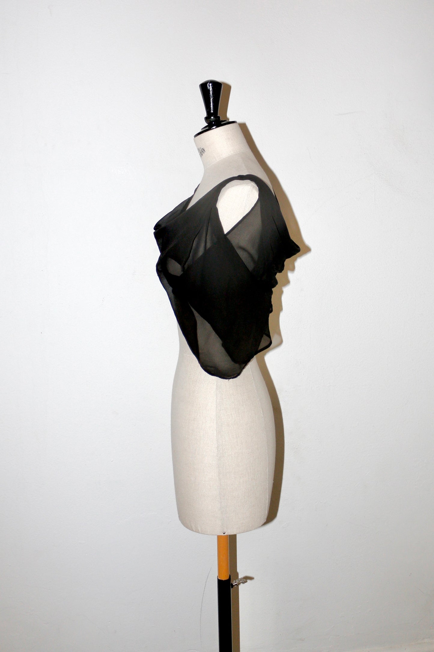 Kostas Murkidis assymetrical chiffon top
