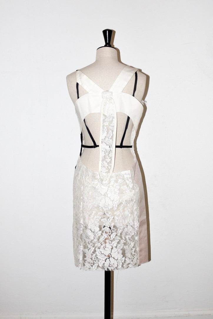 Kostas Murkidis cut out lace dress SS07