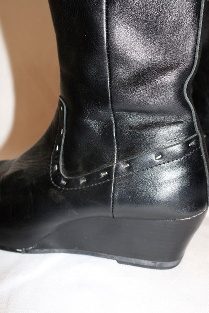 Yohji Yamamoto wedge ankle boots