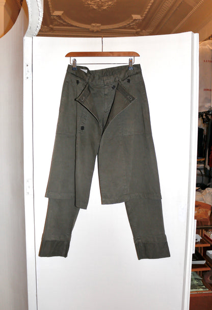 Dries Van Noten trousers with skirt overlay AW16