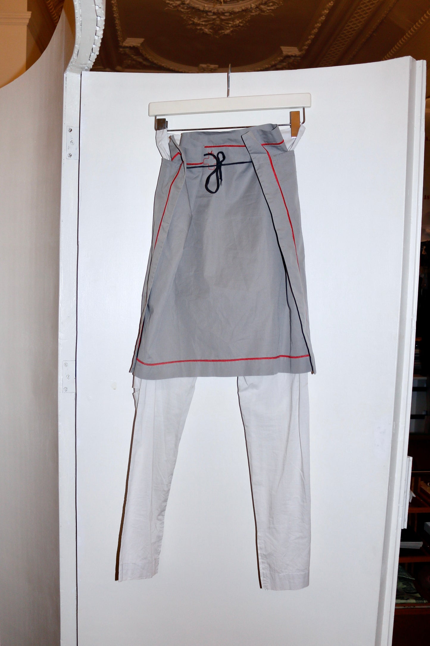 A.F. Vandevorst trousers with apron skirt SS99