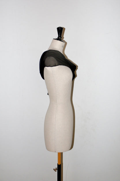 Kostas Murkidis assymetrical chiffon top