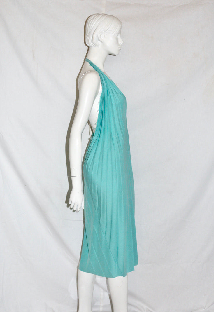 Veronique Branquinho pleated halter dress SS06