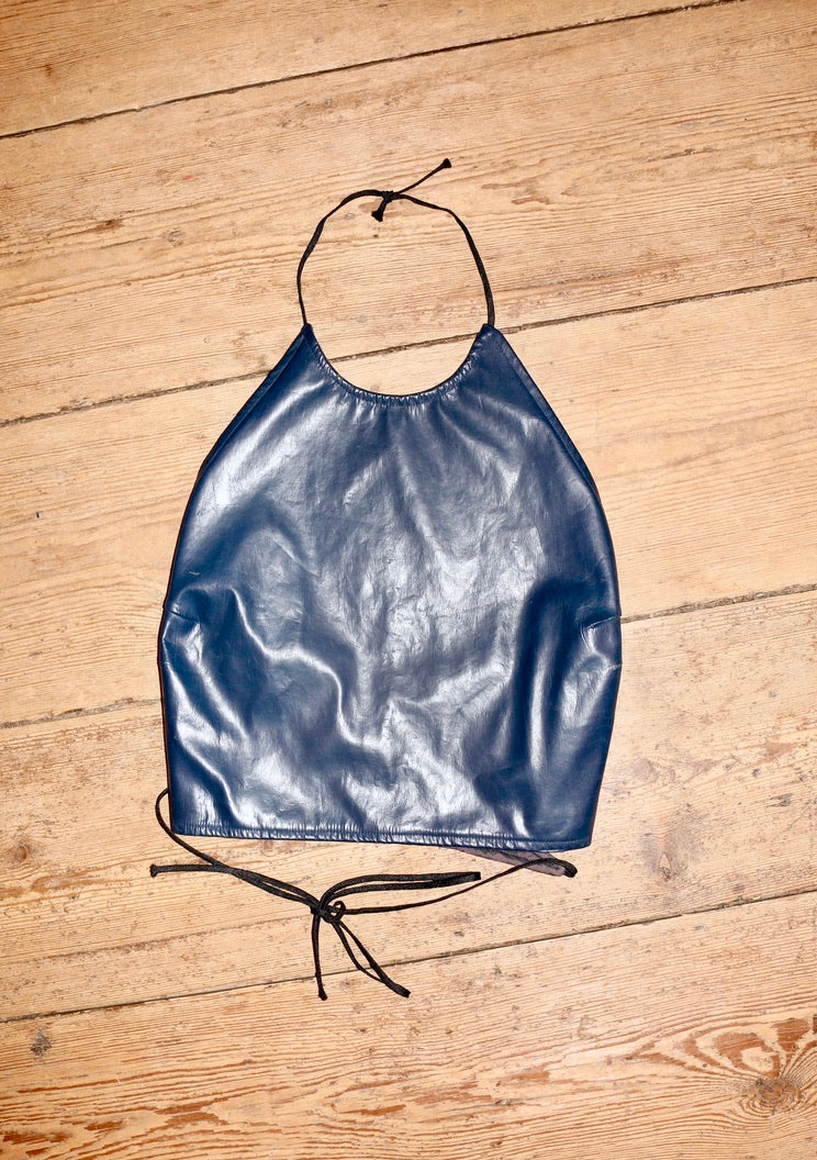 Ingrid Van De Wiele leather top