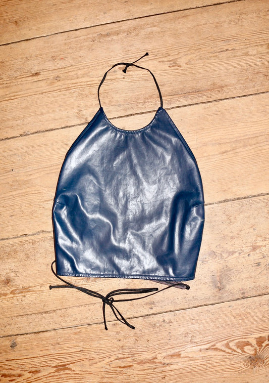 Ingrid Van De Wiele leather top