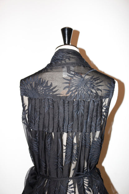 Ann Demeulemeester sheer wrap top