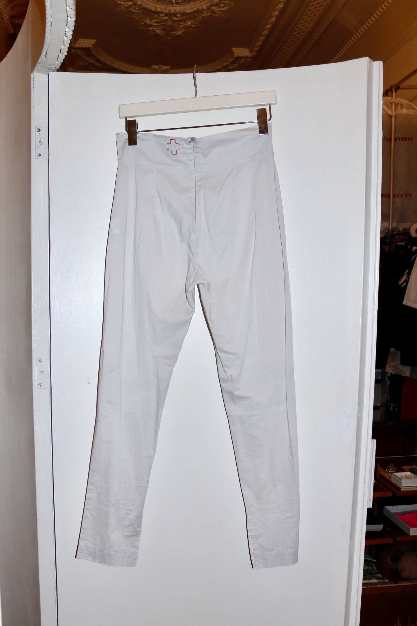 A.F. Vandevorst trousers with apron skirt SS99