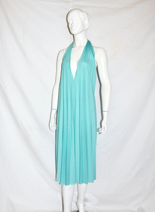 Veronique Branquinho pleated halter dress SS06