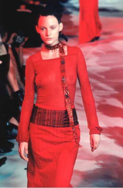 Dries Van Noten sequin scarf SS99