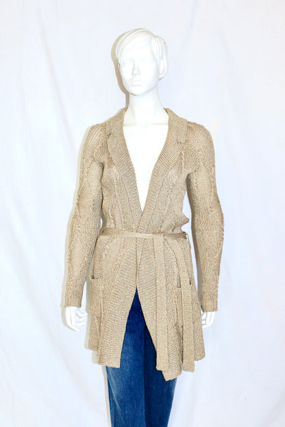 Bruno Pieters belted long cardigan