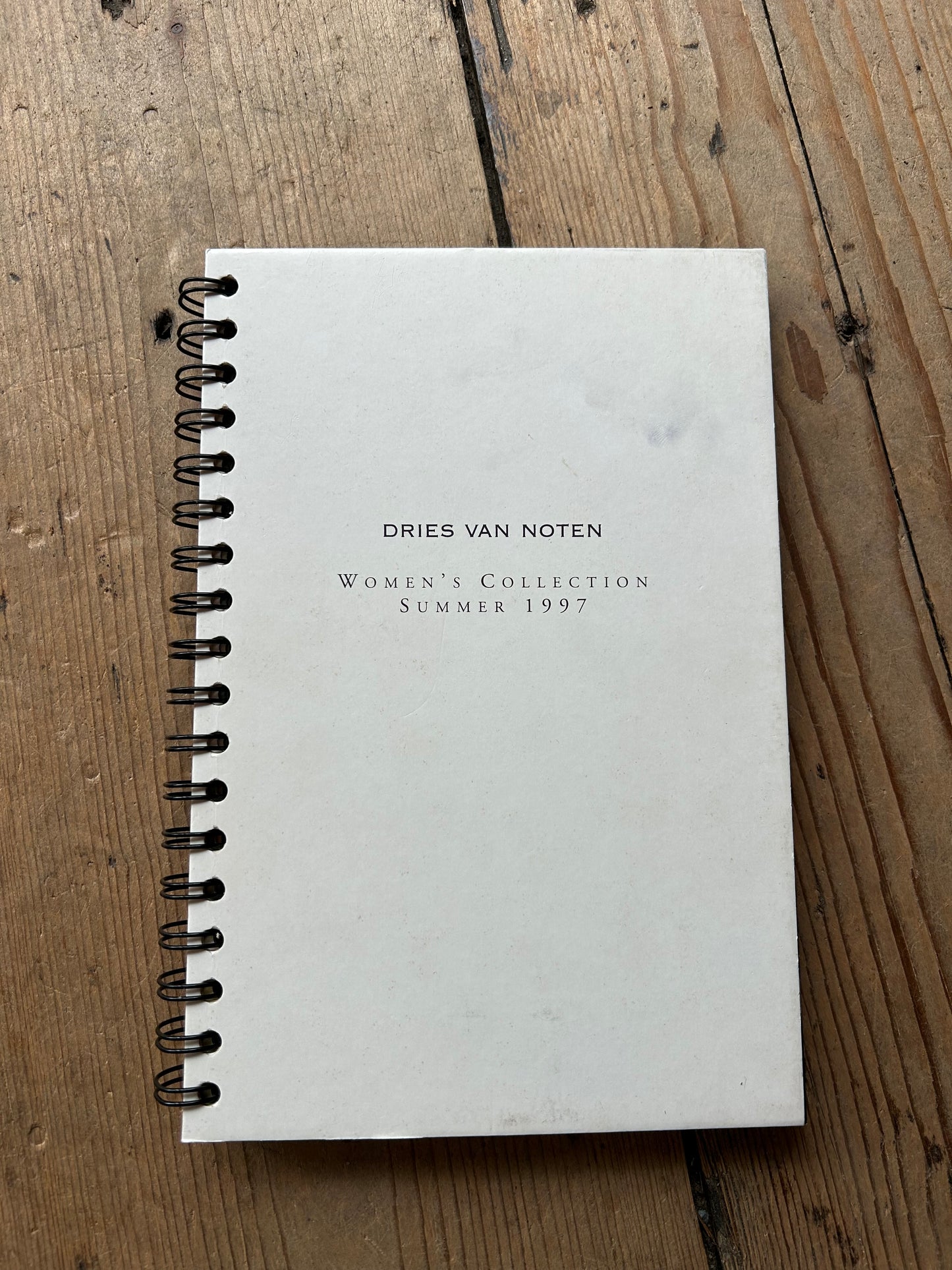 Dries Van Noten Women Summer 1997 book