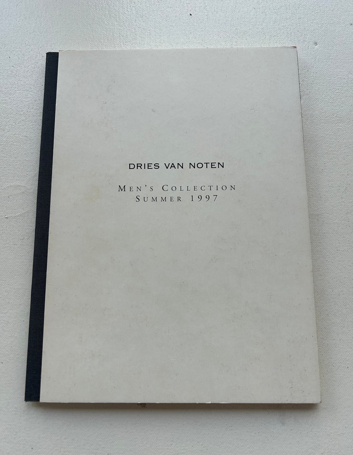 Dries Van Noten Men Summer 1997 book