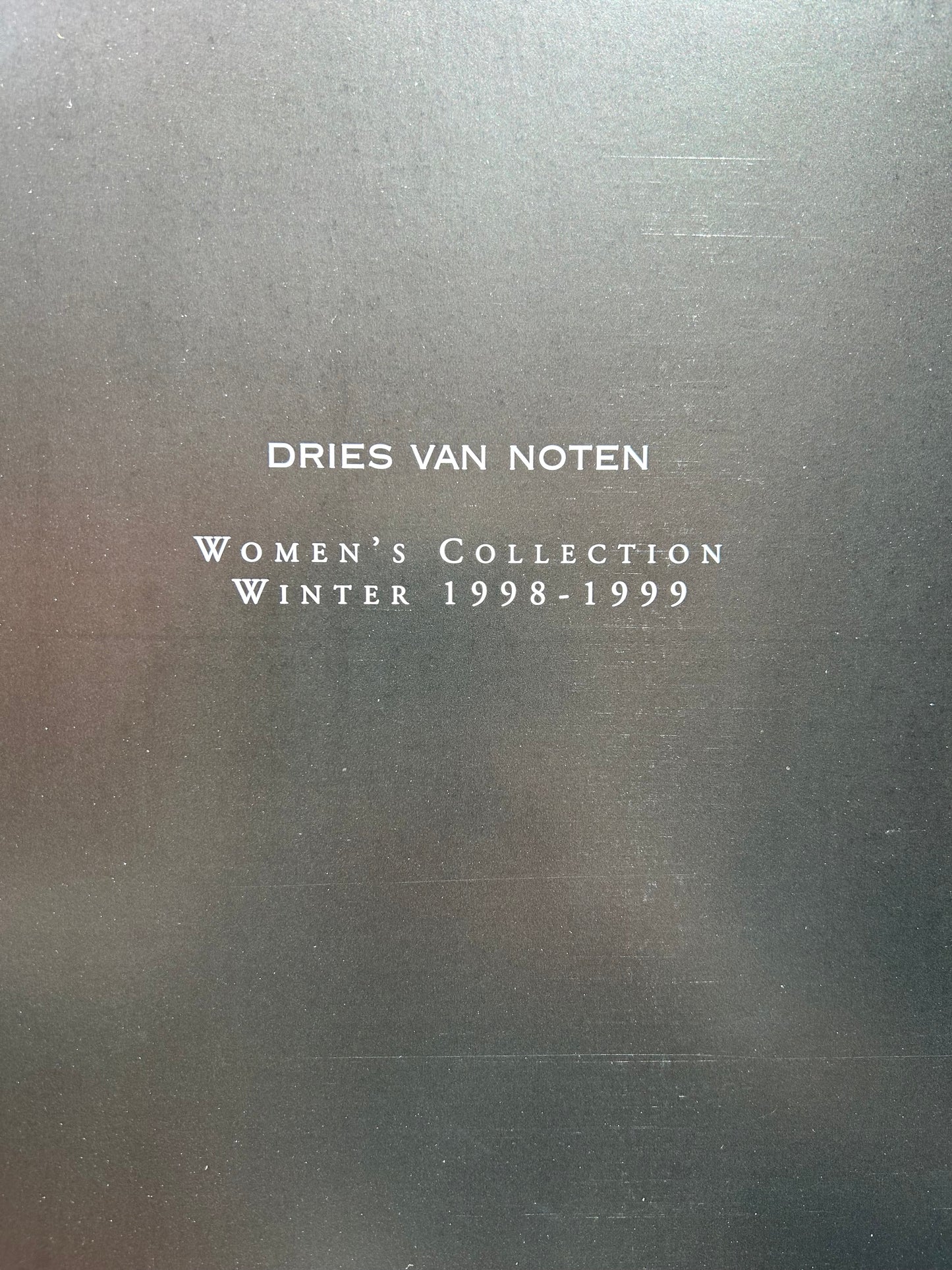 Dries Van Noten Women Winter 1998 - 1999 catalogue