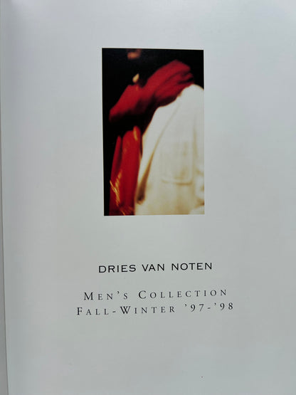 Dries Van Noten Men A/W 1997-1998 book