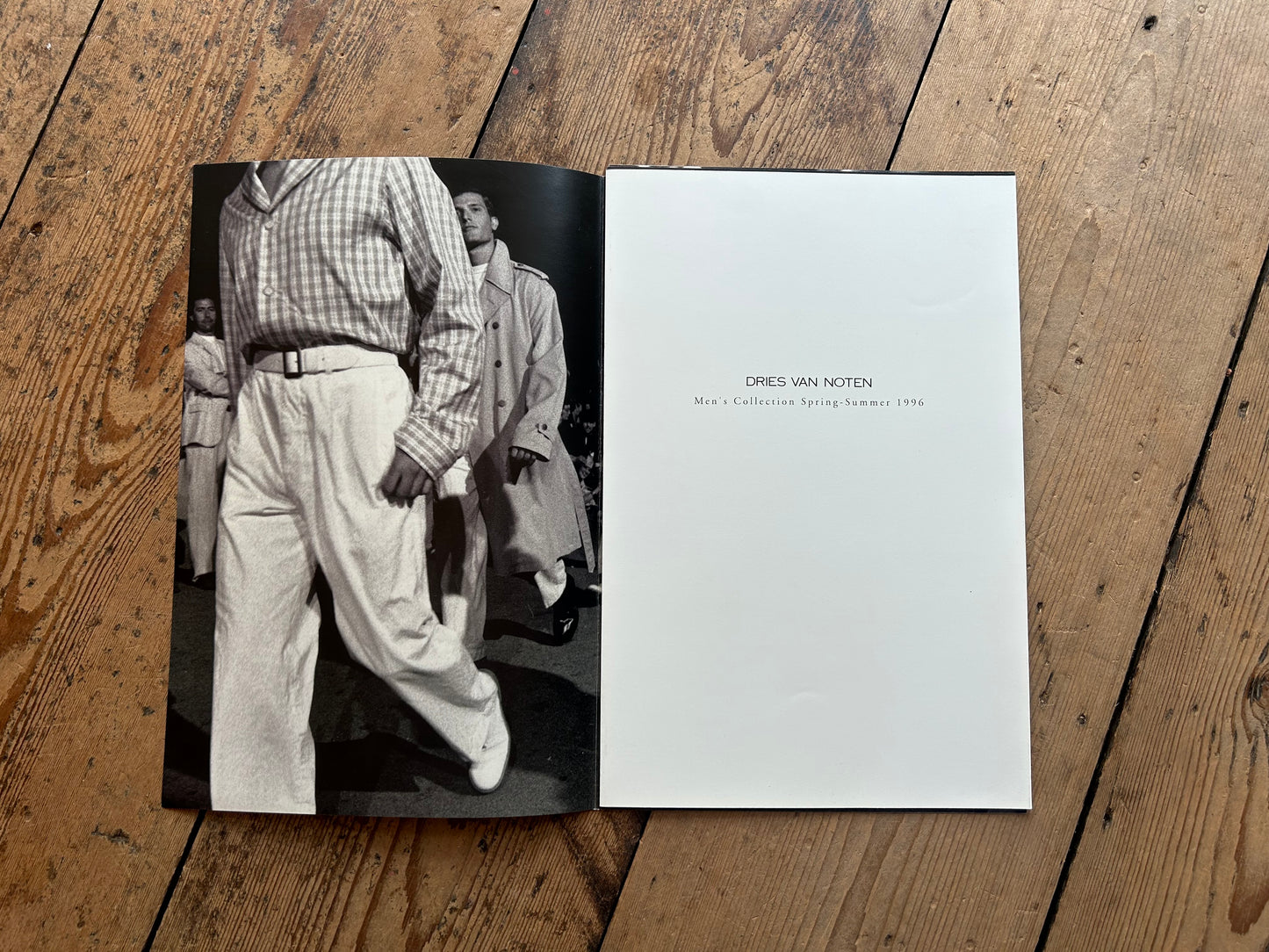 Dries Van Noten Men S/S 1996 booklet