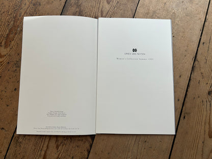 Dries Van Noten Women Summer 1995 booklet