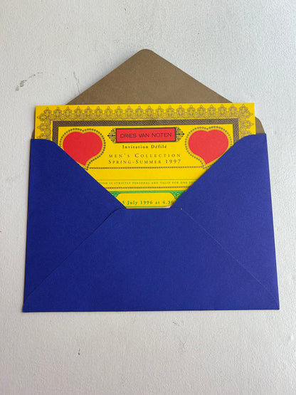 Dries Van Noten Men S/S 1997 Invitation