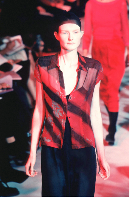 Dries Van Noten silk top SS99