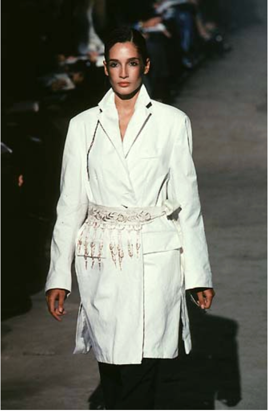 Dries Van Noten embroidered belt SS98