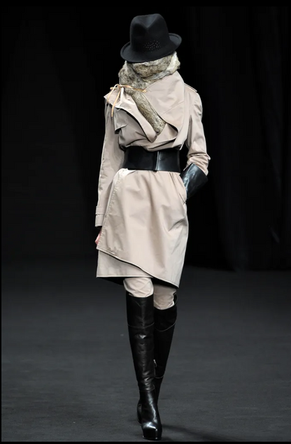 A.F. Vandevorst fur cocoon scarf AW12